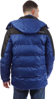 crosshatch Heren Camptor jas met panelen (Blauw) - maat XL