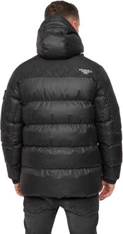 crosshatch Heren Camptor jas met panelen (Zwart) - maat