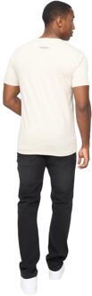 crosshatch Heren Carrimoore T-Shirt (Off White) Gebroken wit