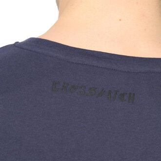 crosshatch Heren Changra T-Shirt (Blauwe Nachten) Navy