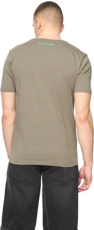 crosshatch Heren Changra T-Shirt (Donkergroen) - maat XL Salie Groen