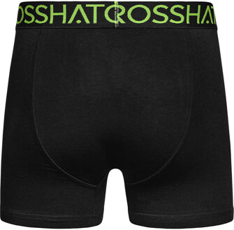crosshatch Heren Chasma Boxershorts (Set van 3) (Zwart)