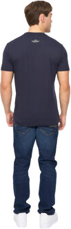 crosshatch Heren Chevin T-Shirt (Marine) Navy