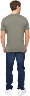 crosshatch Heren Chevin T-Shirt (Olijf)