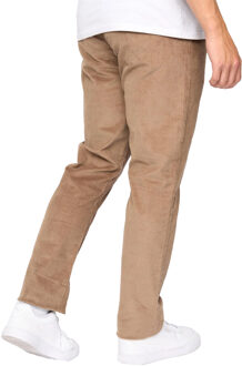 crosshatch Heren Cordout Losse Broek (Koekje) Bruin