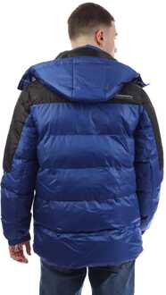 crosshatch Heren Crosshatch Camptor Panel Jas in Blauw - XL