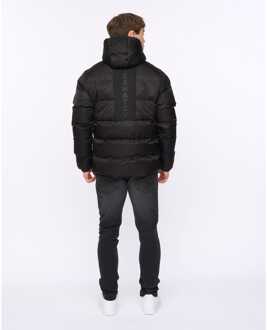 crosshatch Heren Crosshatch Chimmax Jacket in Zwart - maat