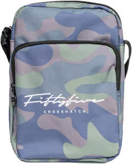 crosshatch Heren Demilare Camo Crossbody Tas (Groen) - One Size