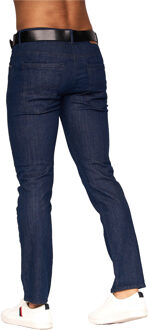 crosshatch Heren Farrowed Stretch Jeans (Rauwe was) Navy/blauw - 34 Kort