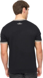 crosshatch Heren Fillberts T-shirt (Zwart)