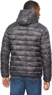 crosshatch Heren Gattering Camo Jas (Charcoal Camo) Donkergrijs - 2XL