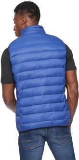 crosshatch Heren Gattering Gequilt Gilet (Koningsblauw) - L