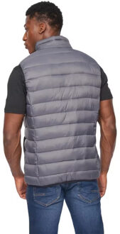 crosshatch Heren Gattering Gewatteerd Gilet (Houtskool Camo) Donkergrijs - 2XL