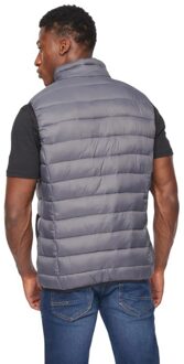 crosshatch Heren Gattering Gilet (Marine) Houtskool