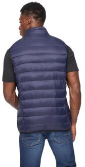 crosshatch Heren Gattering Gilet (Marine) Navy