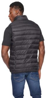 crosshatch Heren Gattering Gilet (Zwart)