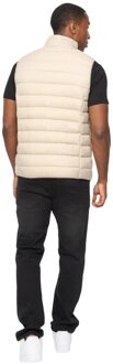 crosshatch Heren Gattering MVE Gewatteerd Gilet (Steen)