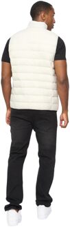 crosshatch Heren Gattering MVE Gewatteerd Gilet (Stopverf) Crème