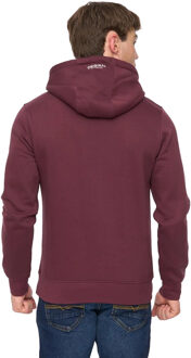 crosshatch Heren Hellmere Hoodie (Rum Rozijn) - maat L Paars