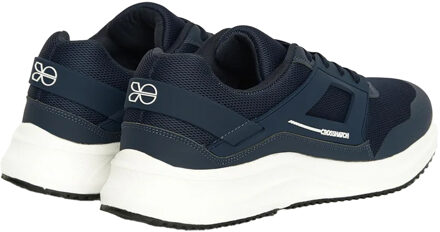 crosshatch Heren Holywell Flyknit Sneakers (Marineblauw/Wit) - maat EU 43 / UK 9 Navy