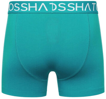 crosshatch Heren Hovland Boxershorts (Set van 3) (Tropisch Groen) - L