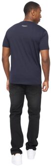 crosshatch Heren Jampstead T-Shirt (Marine) - maat M Navy