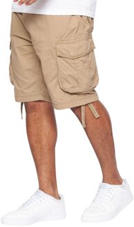 crosshatch Heren Jamstar Cargo Korte Broek (Tan) Bruin - 32N