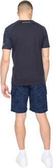crosshatch Heren Janscore T-Shirt (Marineblauw) Navy