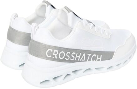 crosshatch Heren Jesmond Sneakers (Wit)