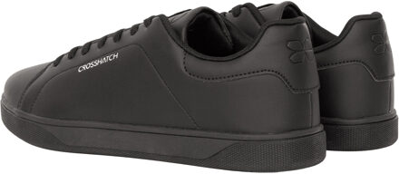 crosshatch Heren Judas Trainers (Zwart) - EU 42 / UK 8