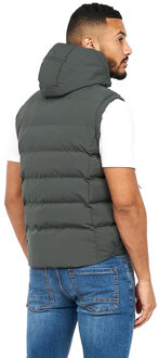crosshatch Heren Kampleys Gilet met reliëf (Diepe olijf) Bos Groen