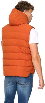 crosshatch Heren Kampleys Gilet met reliëf (Gebrande sinaasappel) Oranje