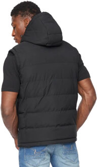 crosshatch Heren Kampnew Gilet met reliëf (Zwart)