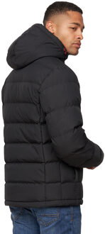 crosshatch Heren Kampnew jas met reliëf (Zwart) - maat 2XL