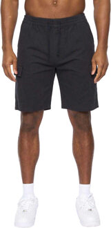 crosshatch Heren Kathos Cargo Korte Broek (Set van 2) (Wit, Zwart) - 3XL