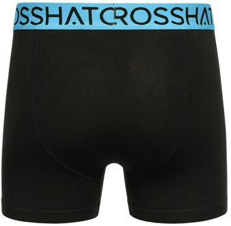crosshatch Heren Knightling MVE Boxershorts (Set van 3) (Blauw/Zwart/Grijs)