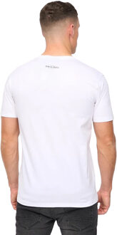 crosshatch Heren Kratmoss T-shirt (Wit) - maat L