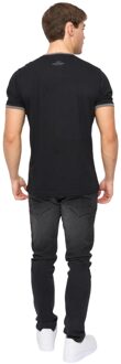 crosshatch Heren Lamtopi T-Shirt (Zwart)