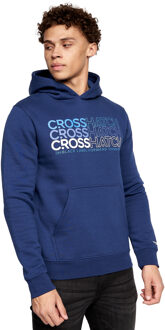 crosshatch Heren Larmen Hoodie (Set van 2) (NAVY/BLAUW) - S