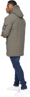 crosshatch Heren Legender Parka (Olijf)