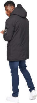 crosshatch Heren Legender Parka (Zwart)