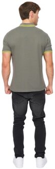 crosshatch Heren Mackerby Polo Shirt (Olijf)