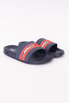 crosshatch Heren Mentella Sliders (Marine / Rood) Navy - EU 39/ UK 6