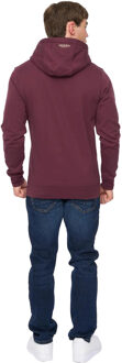 crosshatch Heren Motorcross Hoodie (Wijn) - maat XL Wijnrood