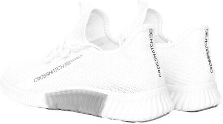 crosshatch Heren Nimbus Trainers (Wit)