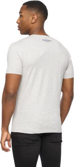 crosshatch Heren Offaxis T-Shirt (Grijs Marl)