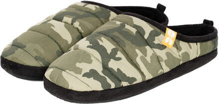 crosshatch Heren Padfoot Slippers (Olijf)