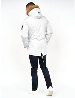 crosshatch Heren Parkmoore Parka (Stopverf) Crème