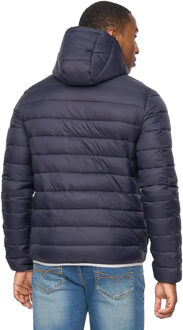 crosshatch Heren Phelpmans Pufferjack (Marineblauw) Navy