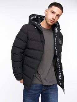 crosshatch Heren Pitsburg Jacket (Zwart)